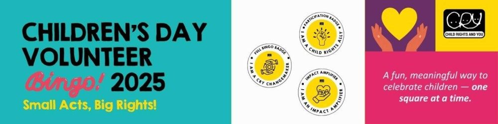 Celebrate Children’s Day with Small Acts, Big Rights – Complete Full Bingo & Get Rewarded!