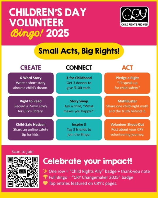 Volunteer Bingo Form Social Media Post